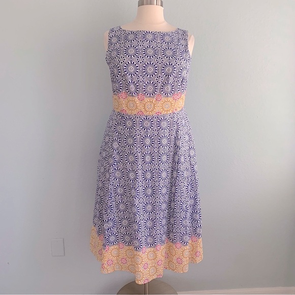 Boden Deborah Fit & Flare Sundress 16/18 - Picture 5 of 16